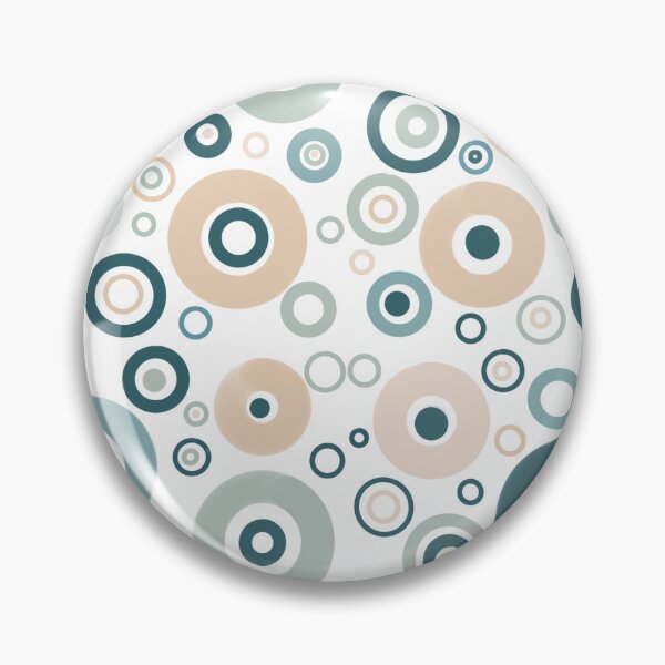 Item preview, Circles petrol beige designed and sold by Zeewind.