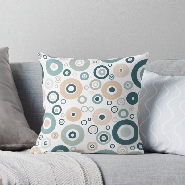 Item preview, Circles petrol beige designed and sold by Zeewind.