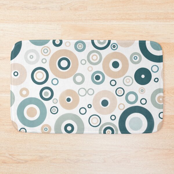 Item preview, Circles petrol beige designed and sold by Zeewind.