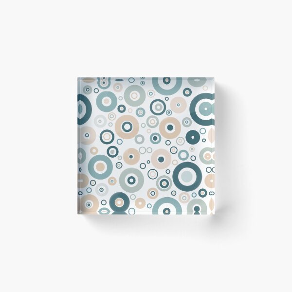 Item preview, Circles petrol beige designed and sold by Zeewind.