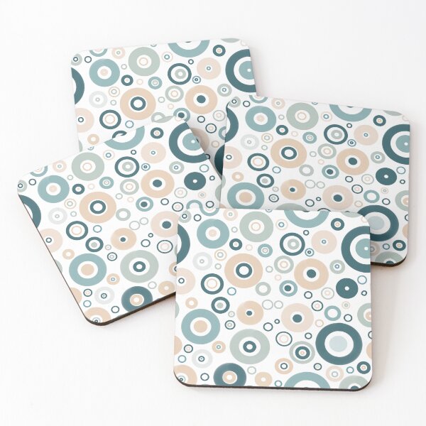 Item preview, Circles petrol beige designed and sold by Zeewind.