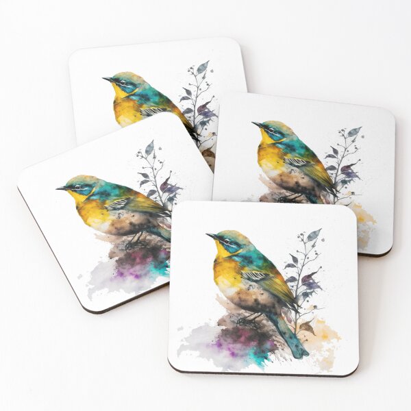 Item preview, A nice  bird with leaves designed and sold by khaledahmed6249.