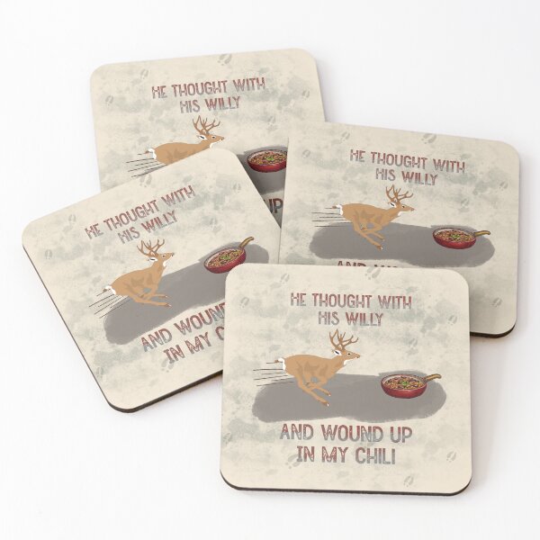 Item preview, Deer chili funny designed and sold by SaintsPlace.