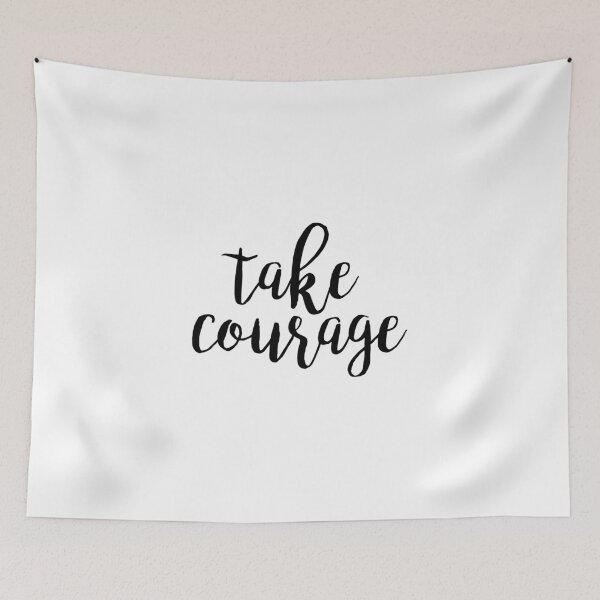 Item preview, Take Courage, Christian Script Typography Inspiration Quote Handwritten Encouragement designed and sold by vyhdesign.