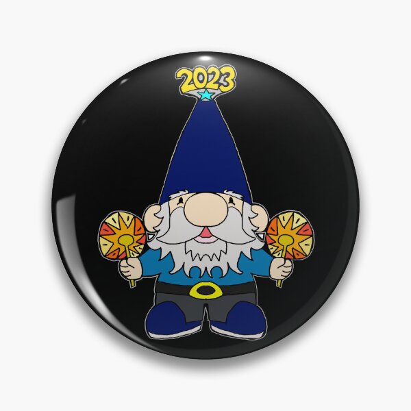 Item preview, New Years Gnome 2023 designed and sold by ArtAndTell.