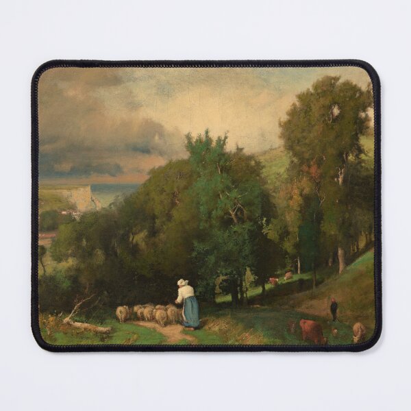 Item preview, George Inness Hillside at Étretat, 1876 designed and sold by Vintage Wall Art.