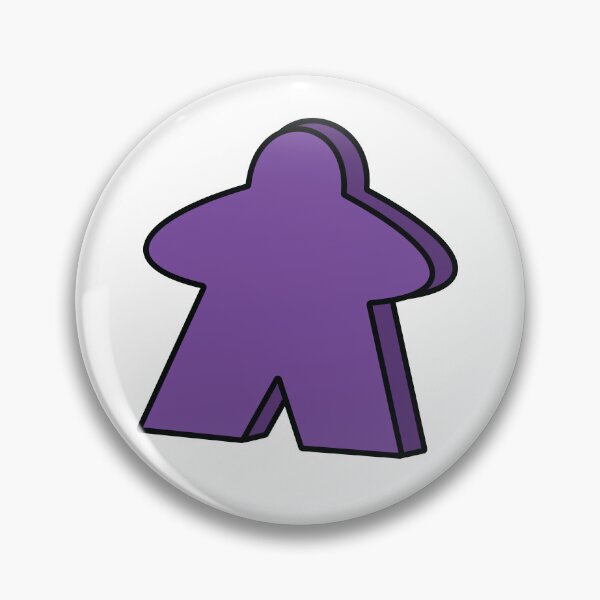 Item preview, A (Single) Little Purple Meeple :3 designed and sold by BaronsGames.