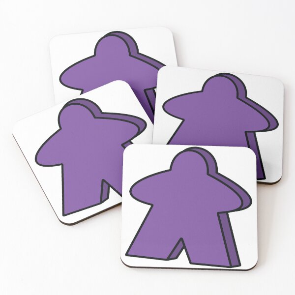 Item preview, A (Single) Little Purple Meeple :3 designed and sold by BaronsGames.