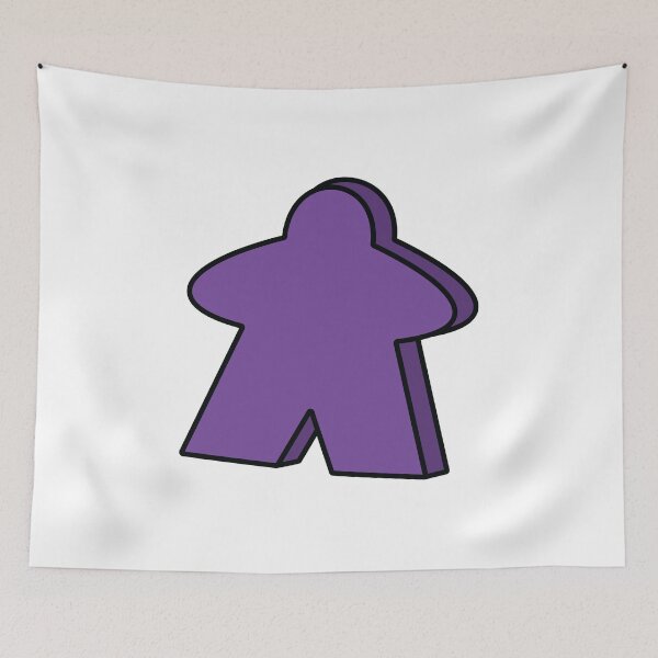 Item preview, A (Single) Little Purple Meeple :3 designed and sold by BaronsGames.