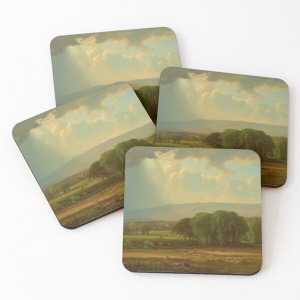 Item preview, George Inness Harvest Scene in the Delaware Valley, 1867  designed and sold by Vintage Wall Art.