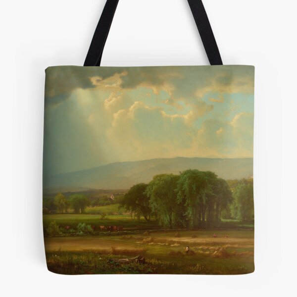 Item preview, George Inness Harvest Scene in the Delaware Valley, 1867  designed and sold by Vintage Wall Art.