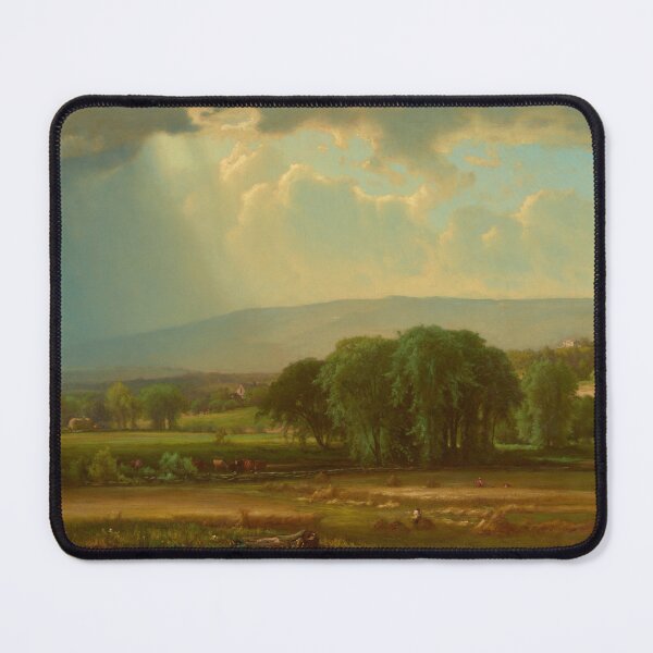 Item preview, George Inness Harvest Scene in the Delaware Valley, 1867 designed and sold by Vintage Wall Art.