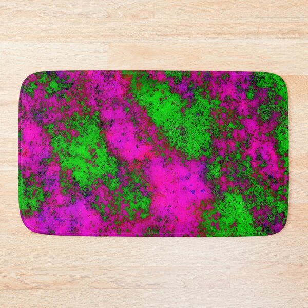 Item preview, Pink Green Forest Floor Abstract Painting Splatters designed and sold by that5280lady.