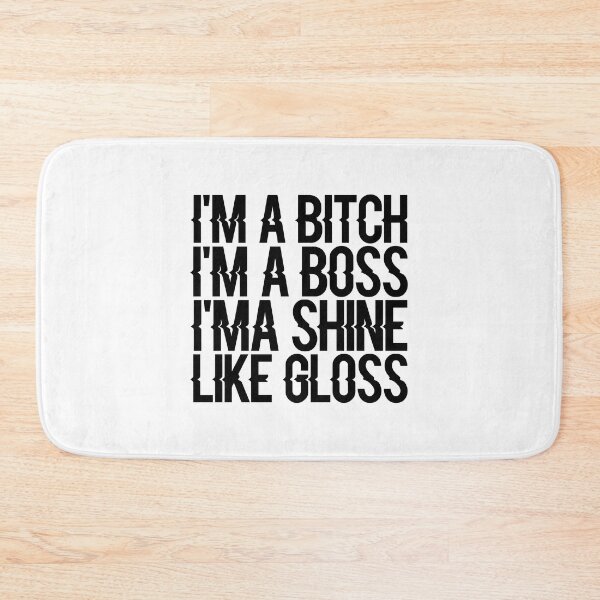 Item preview, Bitch and Boss (black) designed and sold by didijuca.