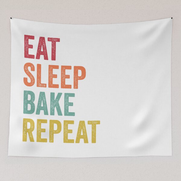 Item preview, Eat Sleep Bake Repeat designed and sold by SarahJisri.