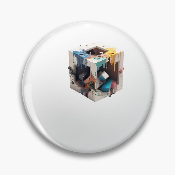 Aperçu de l'œuvre Cube isométrique à trois côtés créée et vendue par ArtShanth.