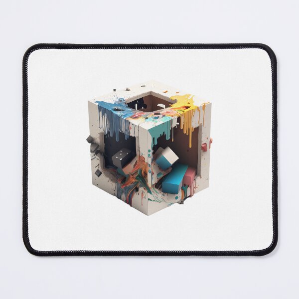 Item preview, Isometric Cube With Three Sides designed and sold by ArtShanth.