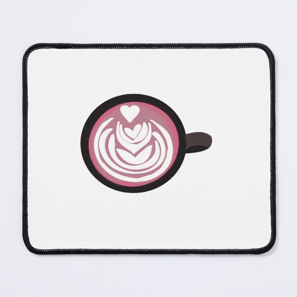 Item preview, Pink latte art designed and sold by Ellengsart.