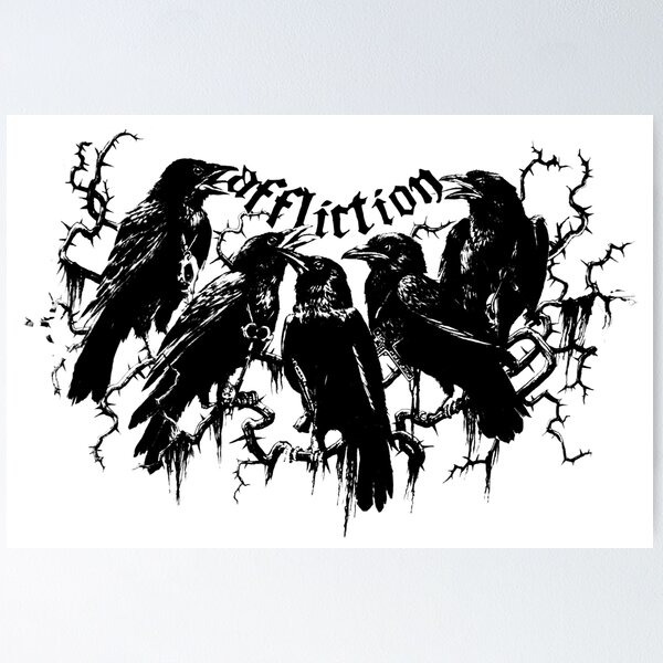 Item preview, Affliction Crows Sematary Ghost Mountain designed and sold by topitoff.