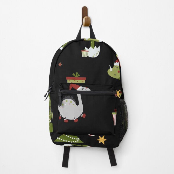 Item preview, Green Red Yellow Cute Creative Illustrated Kids' Christmas Dinosaur T-Shirt designed and sold by Tarikbouchmal.
