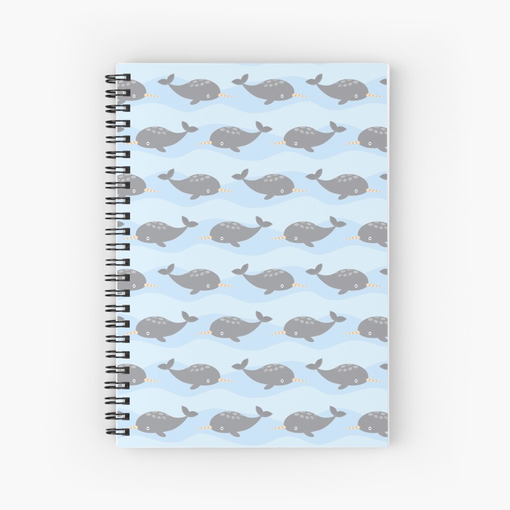 Cute narwhals Spiral Notebook