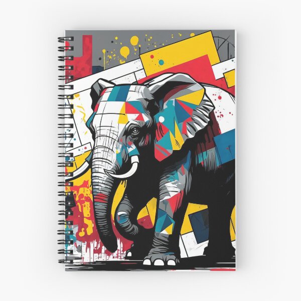 Item preview, Elephant in Colour - Number 1 designed and sold by Left-Hand-Tree.