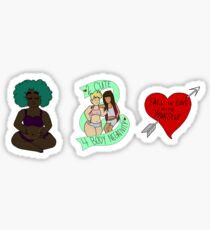 Body Positive Stickers! Sticker