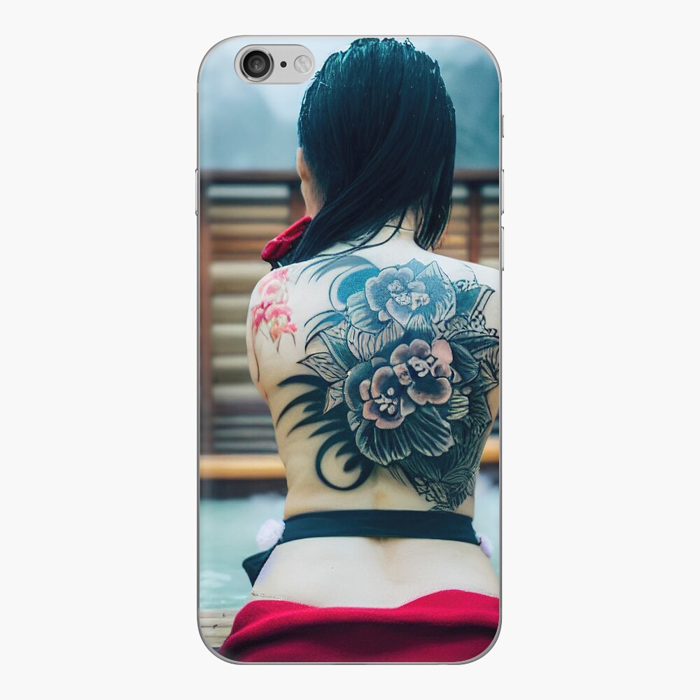 Yakuza girl showing her back tattoo Poster for Sale by Remco Kouw