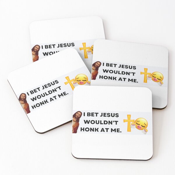 Item preview, Funny bumper sticker jesus designed and sold by Bookish Blossom.