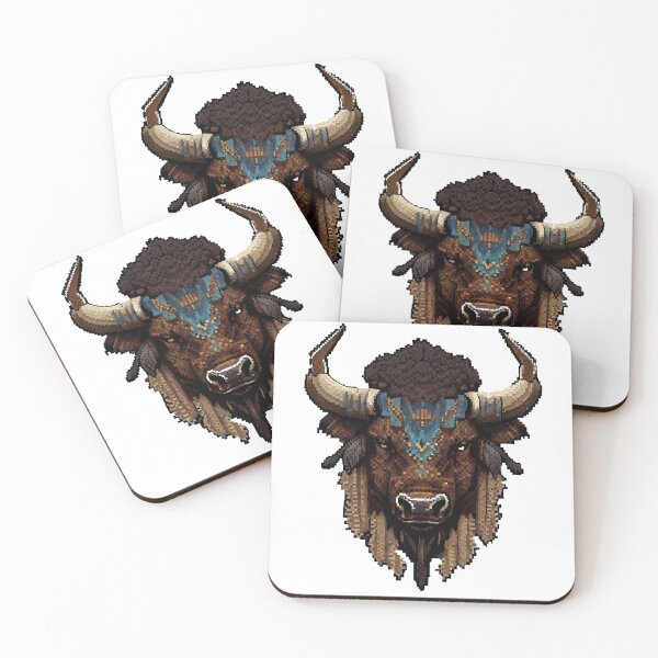 Item preview, Pixel art BISON. designed and sold by Pixelarium.