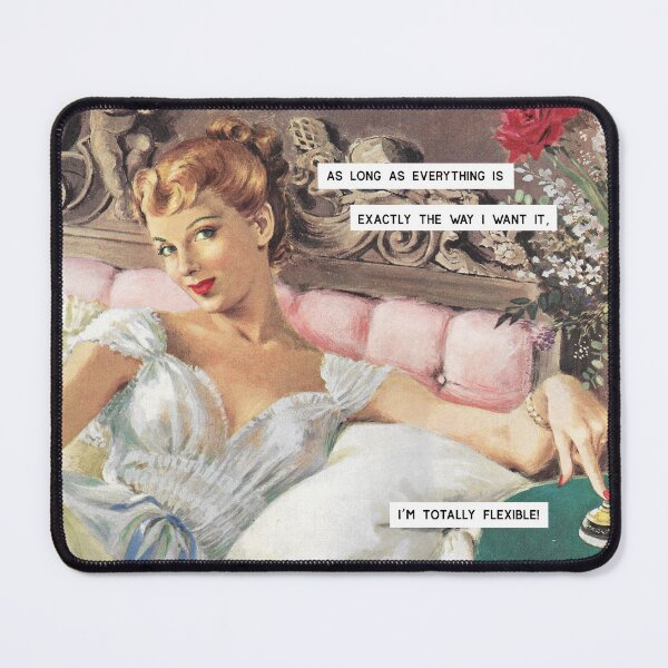 Item preview, Funny Vintage Housewife Quote Spoof designed and sold by GumptionRoad.