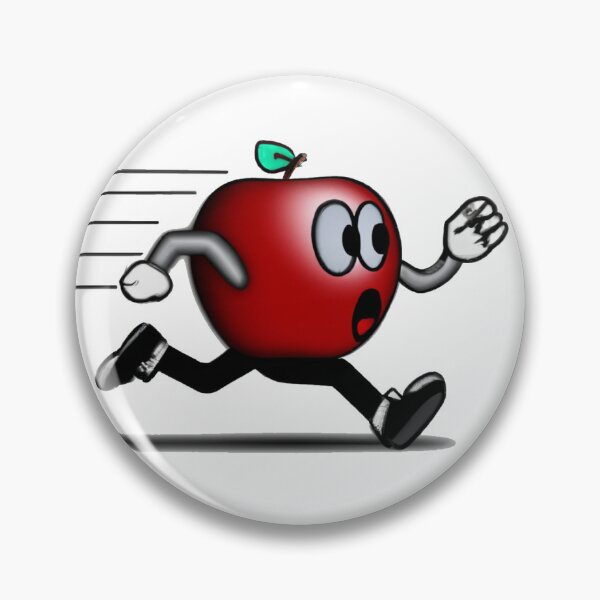 Item preview, Sprinting Apple - digital art designed and sold by iansartwork.