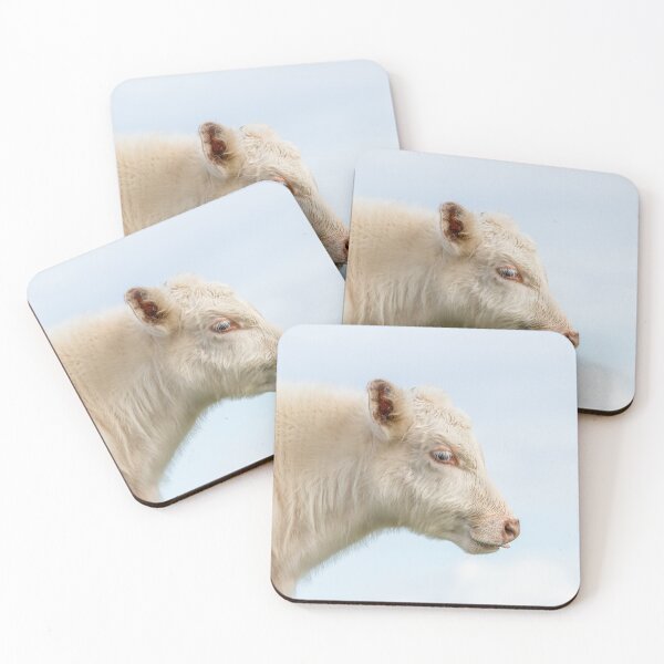 Item preview, White Cow Portrait designed and sold by Jane Stanley Photography.