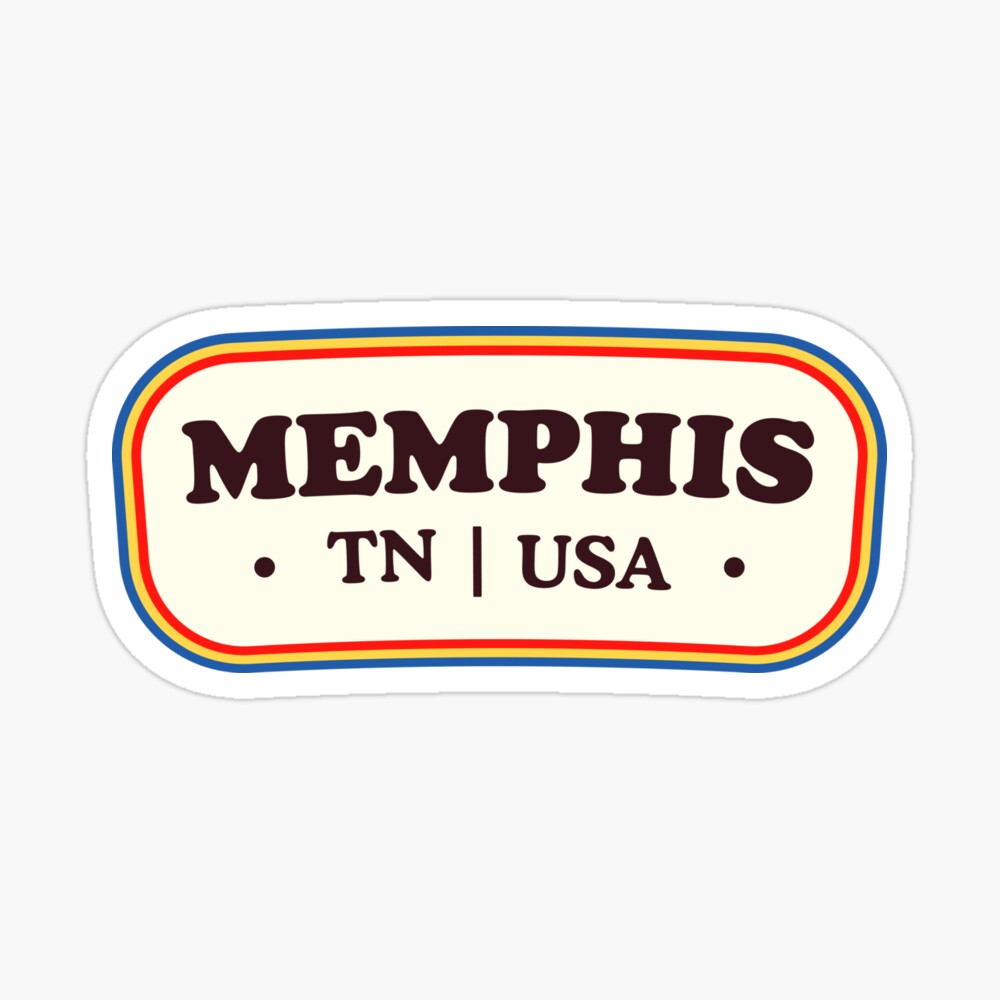 Memphis | Retro Badge Sticker