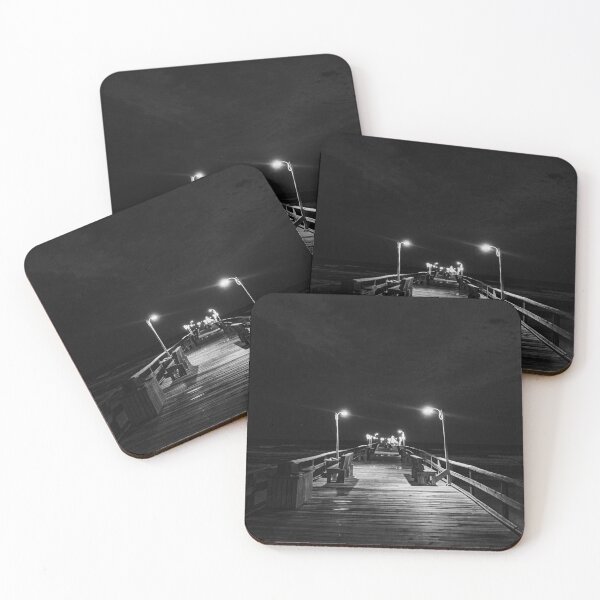 Item preview, Evening on the Pier (Black and White) designed and sold by Craig Kauzmann.