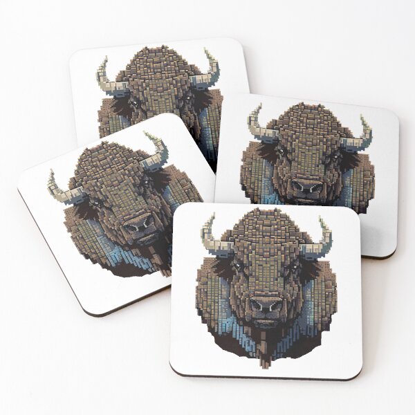 Item preview, Pixel art BISON. designed and sold by Pixelarium.