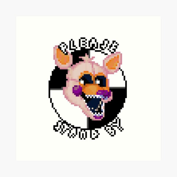 Crying child from five nights at freddy s 4 pixel art