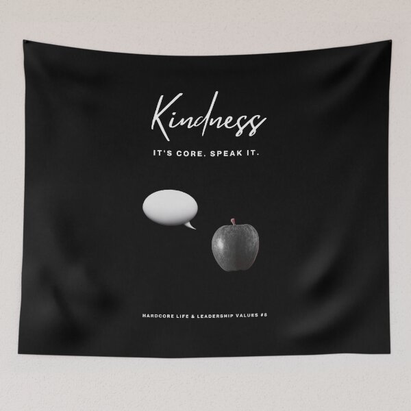 Item preview, KINDNESS: It's Core. Speak It. (#8 in the 'Hardcore Life & Leadership Values' Collection) designed and sold by ashowofvalues.