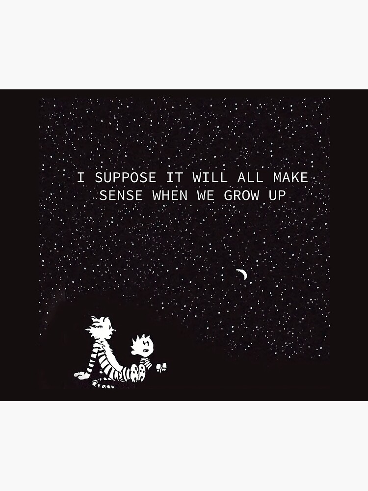 Disover Calvin and Hobbes Stars Mouse Pad