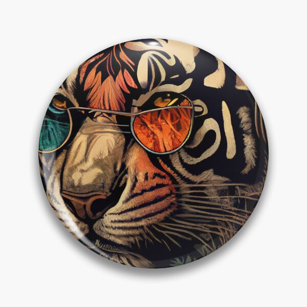 Item preview, Tiger wearing headphones and sunglasses designed and sold by dholzric.