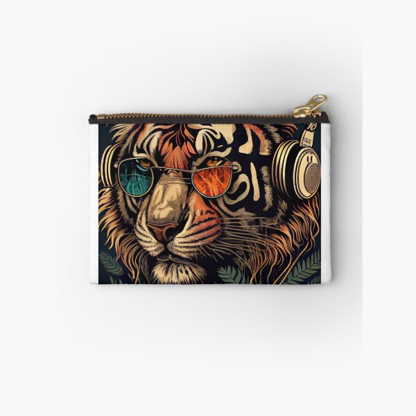 Item preview, Tiger wearing headphones and sunglasses designed and sold by dholzric.