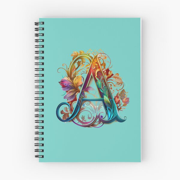 Item preview, Art Font Letter A: Art Nouveau Style, Unique and Colorful, Green Background designed and sold by factory88.