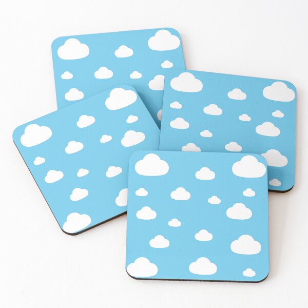 Item preview, Cartoon Clouds Blue Sky Pattern designed and sold by EnzoVectorism.