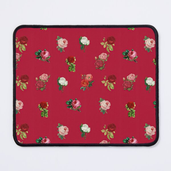 Item preview, Roses pattern on a red background designed and sold by ArtStore-EC.