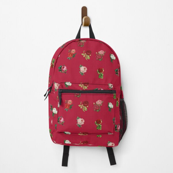 Item preview, Roses pattern on a red background designed and sold by ArtStore-EC.
