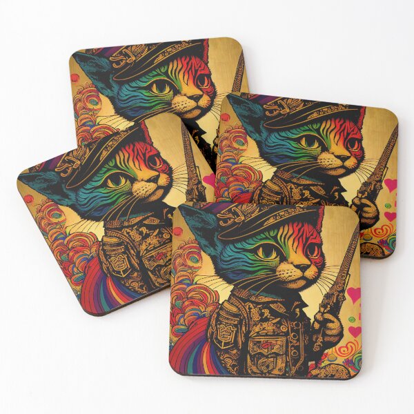 Item preview, Rainbow Army Cat designed and sold by dholzric.