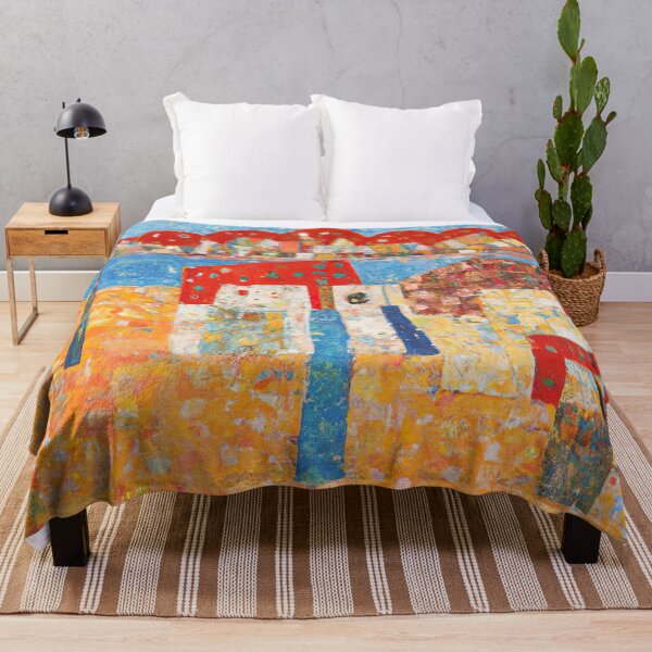 Item preview, Esplanade 010 - Coastal Life Abstract - Warm Tones designed and sold by Inomaly Art.