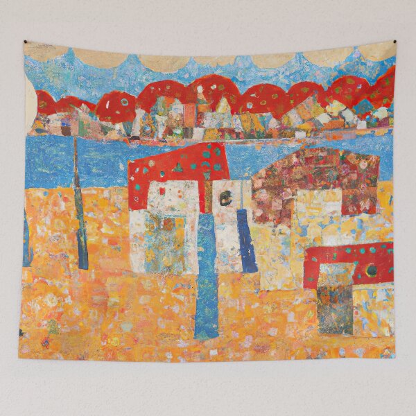 Item preview, Esplanade 010 - Coastal Life Abstract - Warm Tones designed and sold by Inomaly Art.