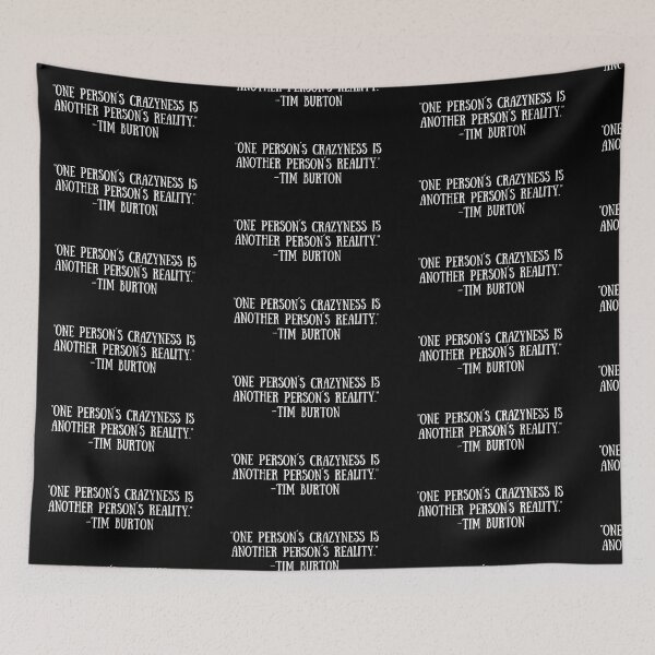Item preview, Tim Burton Quote designed and sold by nikkibubs.