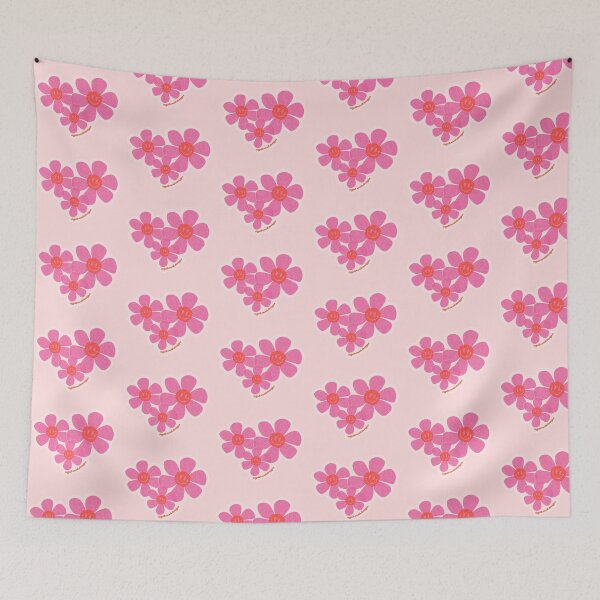 Item preview, Retro smiley flowers designed and sold by gail-snail.